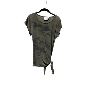 Dantelle Camouflage Print Tie Knot Top Size Medium M